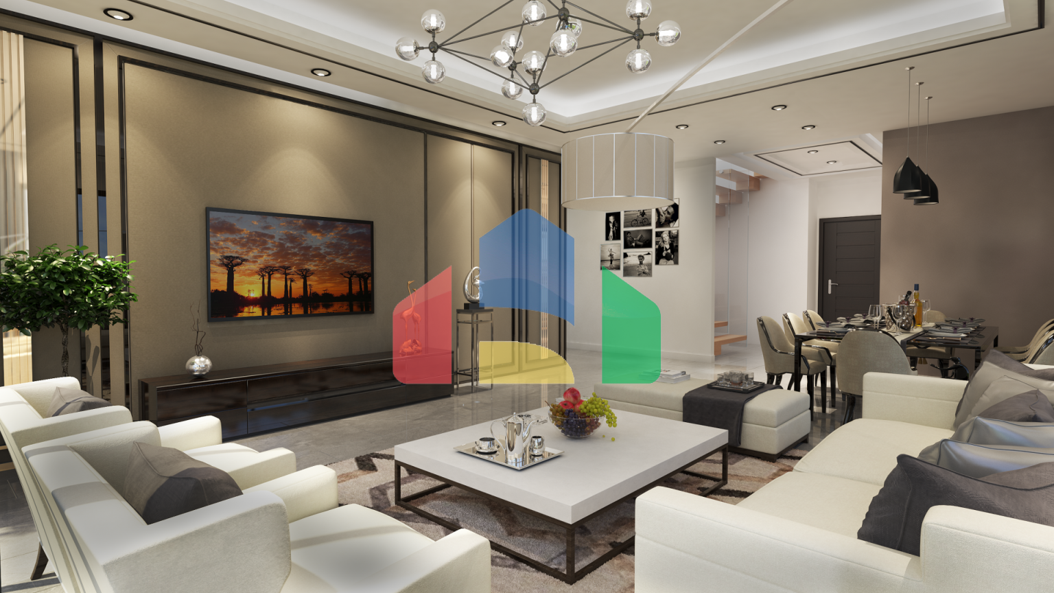 4-комнатная квартира  (Пентхаус 165 м2 ) с террасой 35 м2 в Кирении