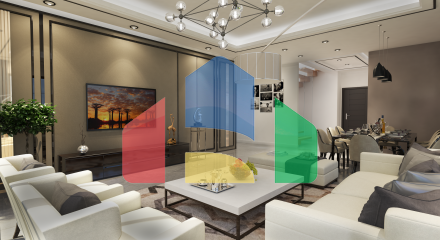 4-комнатная квартира  (Пентхаус 165 м2 ) с террасой 35 м2 в Кирении