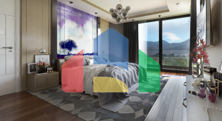 4-комнатная квартира  (Пентхаус 165 м2 ) с террасой 35 м2 в Кирении