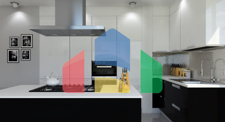 4-комнатная квартира  (Пентхаус 165 м2 ) с террасой 35 м2 в Кирении