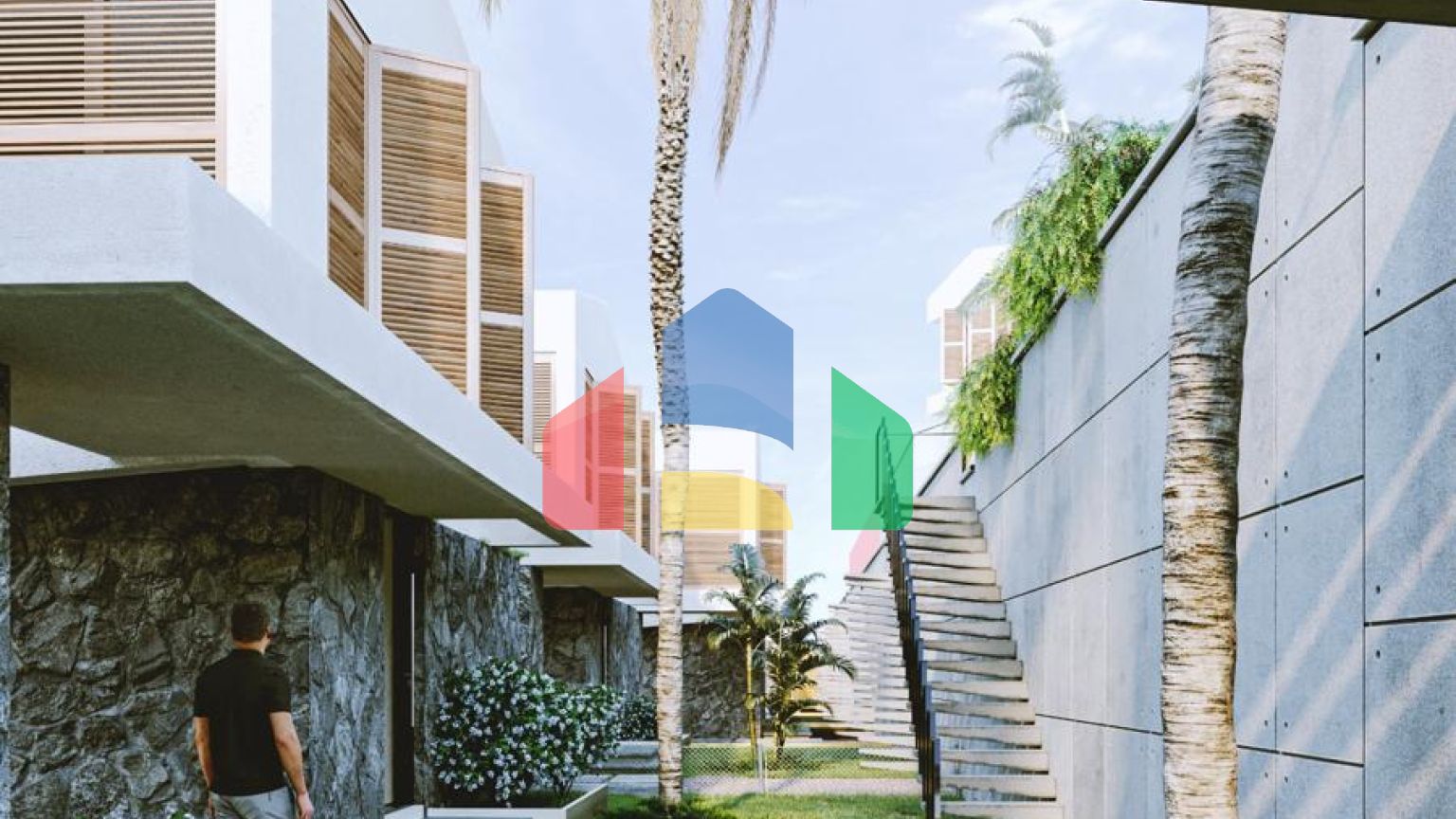  2+1 таунхаус 115 м2 в новом комплексе в Алсанджаке