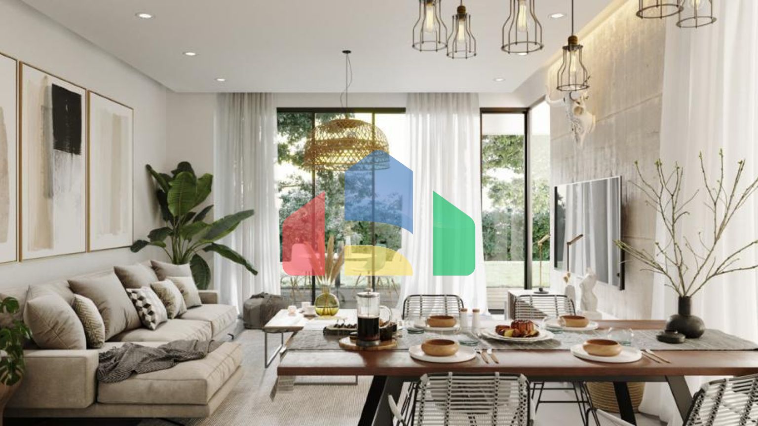 Вилла 3+1 Duplex 175 м2 в новом комплексе в Алсанджаке