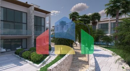 1-bedroom loft penthouse 60 m2 in a new luxury complex by the sea