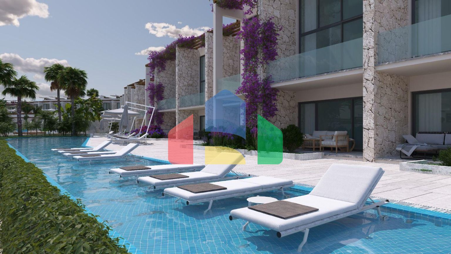 Двухкомнатный пентхаус loft 60 м2 в новом роскошном комплексе у моря