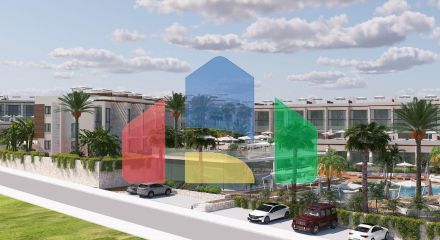 Апартаменты 2+1  Loft  (135м2) в роскошном комплексе у моря  