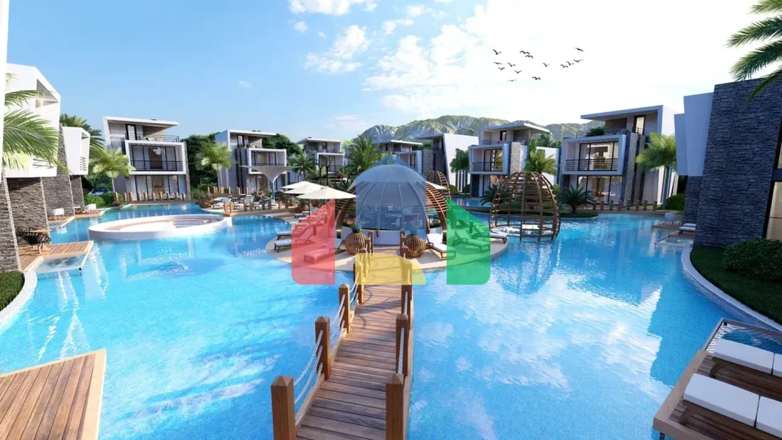 Таунхаус 2+1 (128 м2) с садом (46 м2) в новом комплексе в Лапте