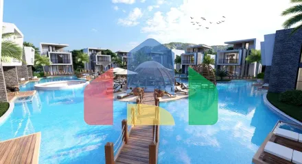 Таунхаус 2+1 (128 м2) с садом (46 м2) в новом комплексе в Лапте