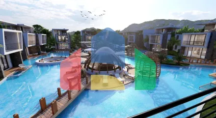 Таунхаус 2+1 (128 м2) с садом (46 м2) в новом комплексе в Лапте