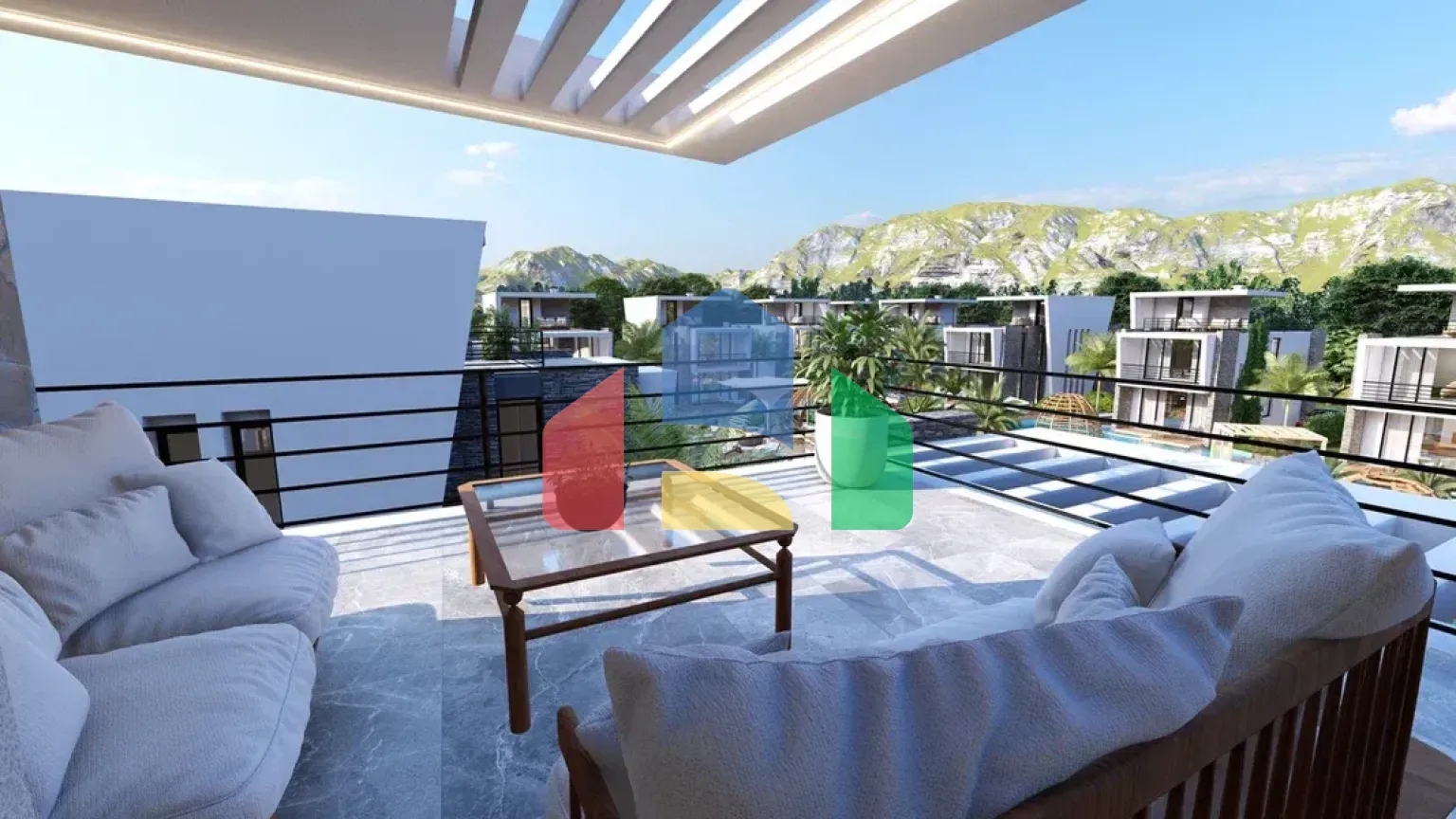 Таунхаус 2+1 (128 м2) с садом (46 м2) в новом комплексе в Лапте