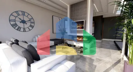 Таунхаус 2+1 (128 м2) с садом (46 м2) в новом комплексе в Лапте