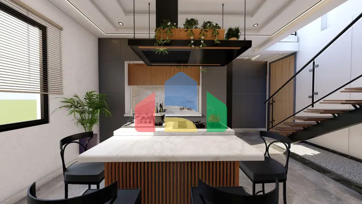 Таунхаус 2+1 (128 м2) с садом (46 м2) в новом комплексе в Лапте