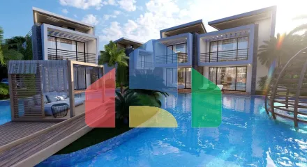 Современная вилла 2+1 (120 м2) с садом (73 м2) в новом комплексе в Лапте Современная вилла 2+1 (120 м2) с садом (73 м2) в новом комплексе в Лапте