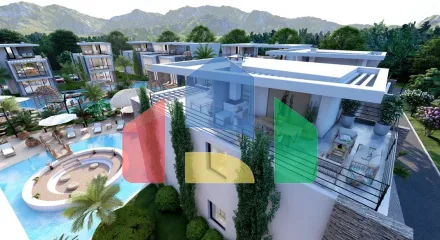 Современная вилла 2+1 (120 м2) с садом (73 м2) в новом комплексе в Лапте Современная вилла 2+1 (120 м2) с садом (73 м2) в новом комплексе в Лапте