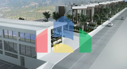 Двухкомнатные апартаменты (59 м2) в новом красивом комплексе в Эсентепе