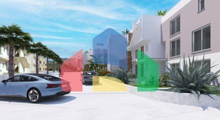 Двухкомнатные апартаменты (59 м2) в новом красивом комплексе в Эсентепе