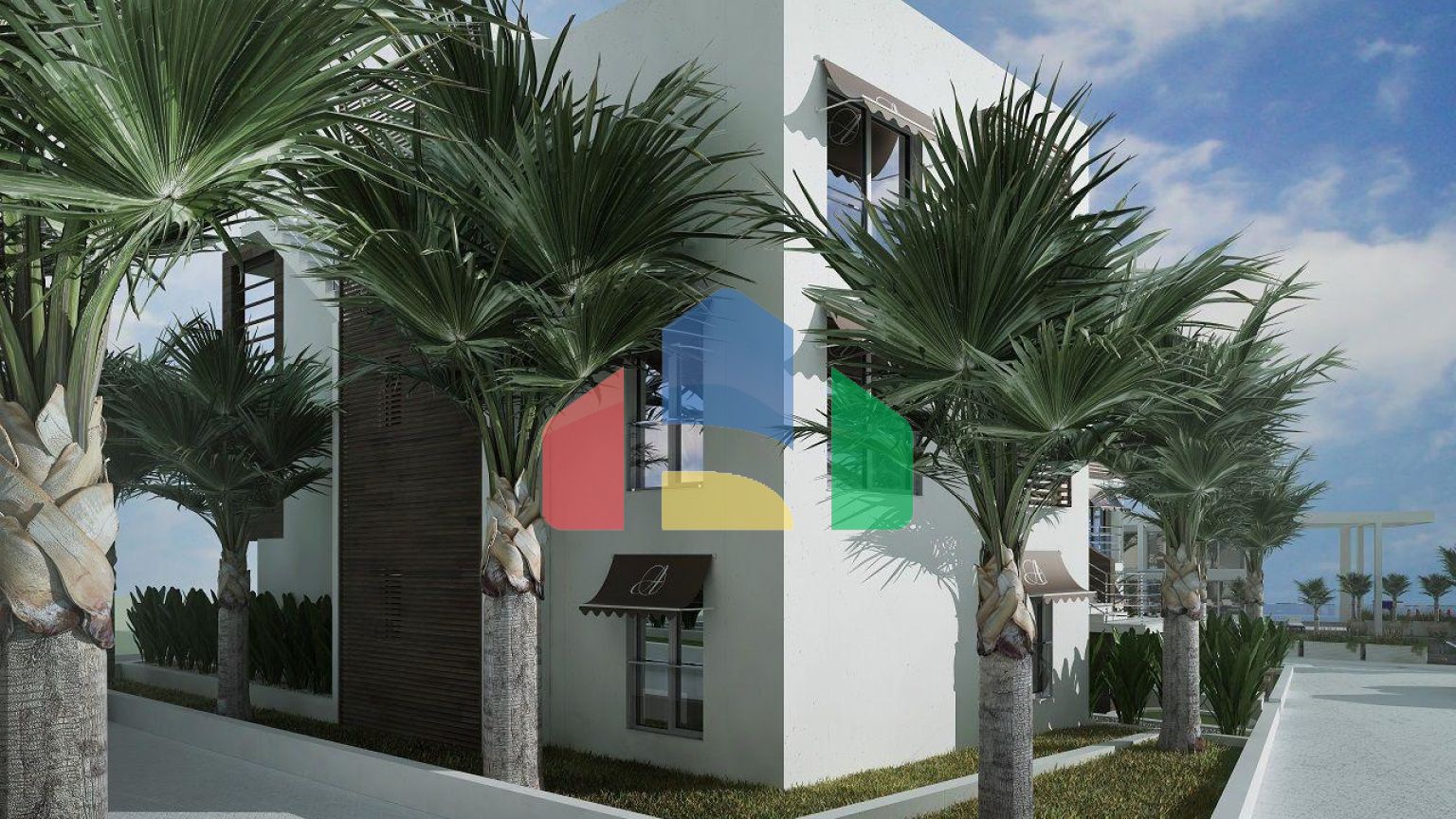 Трехкомнатные апартаменты 90м2 с садом в новом комплексе в Эсентепе