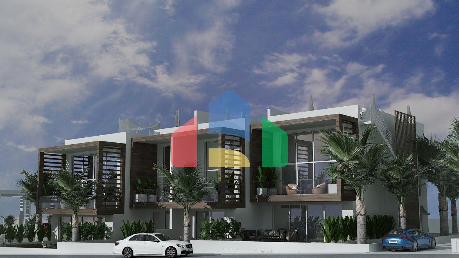 Трехкомнатные апартаменты 90м2 с садом в новом комплексе в Эсентепе