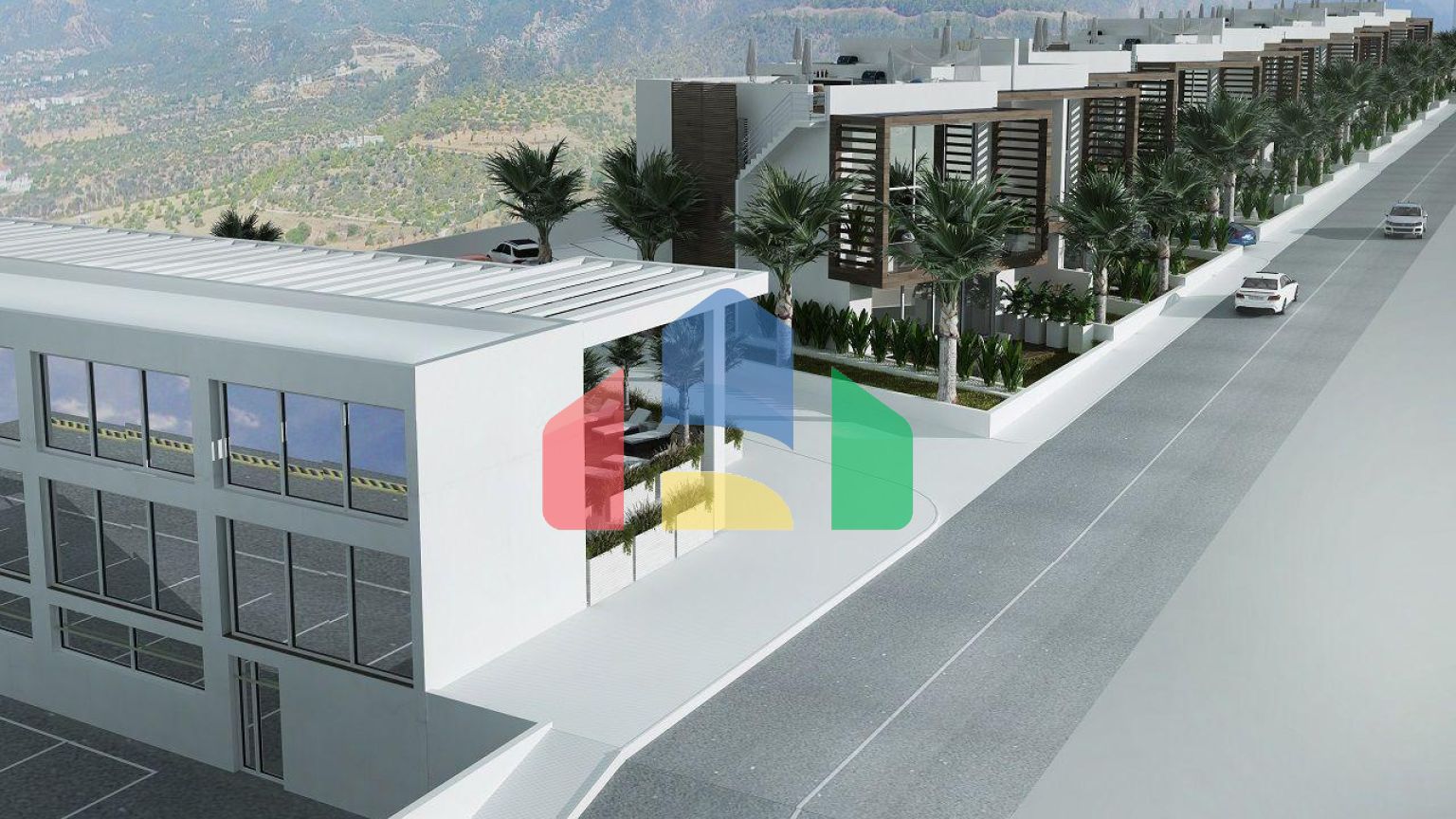 Трехкомнатные апартаменты 90м2 с садом в новом комплексе в Эсентепе