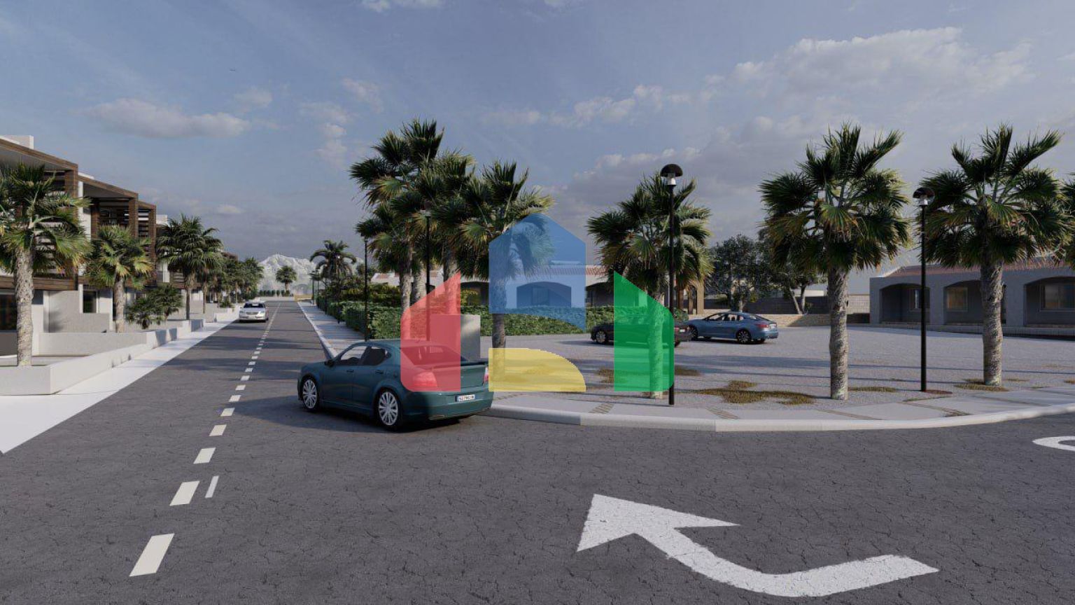 Трехкомнатные апартаменты 90м2 с садом в новом комплексе в Эсентепе