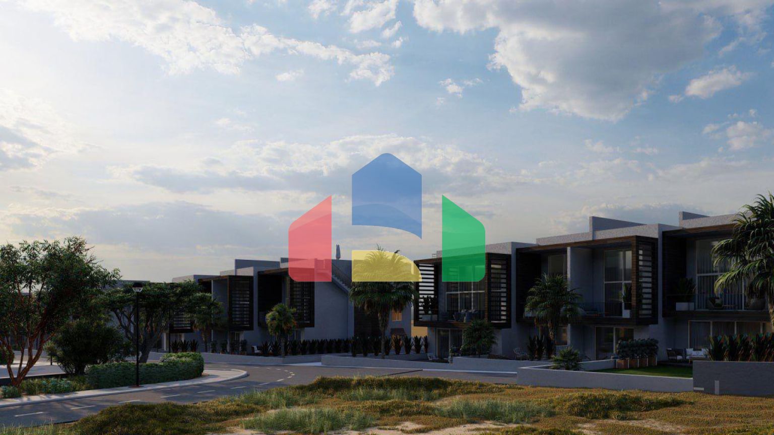 Трехкомнатные апартаменты 90м2 с садом в новом комплексе в Эсентепе