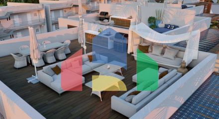 Трехкомнатные апартаменты 90м2 с садом в новом комплексе в Эсентепе Трехкомнатные апартаменты 90м2 с садом в новом комплексе в Эсентепе