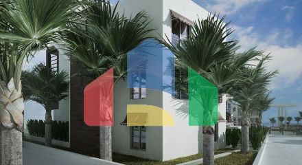 Three bedroom apartments 114 m2 Loft with  in a new complex in Esentepe
