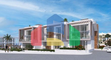 Three bedroom apartments 114 m2 Loft with  in a new complex in Esentepe