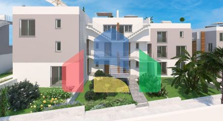 Three bedroom apartments 114 m2 Loft with  in a new complex in Esentepe