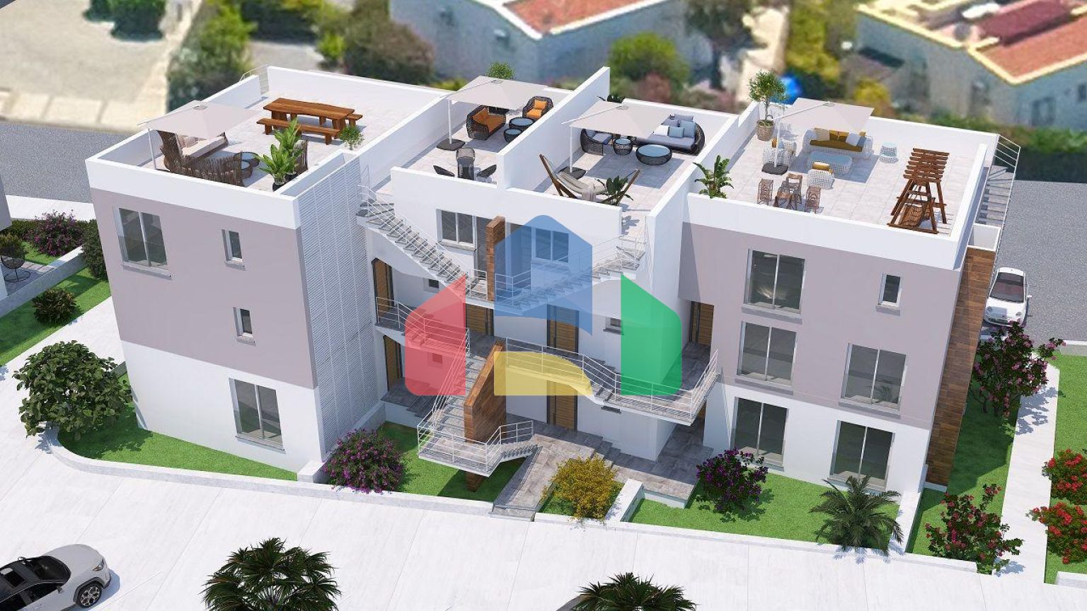 4-комнатная квартира Loft 114 м2 в красивом комплексе в Эсентепе