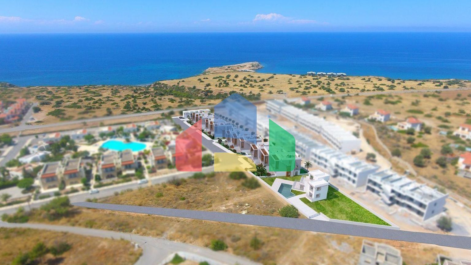 4-комнатная квартира Loft 114 м2 в красивом комплексе в Эсентепе