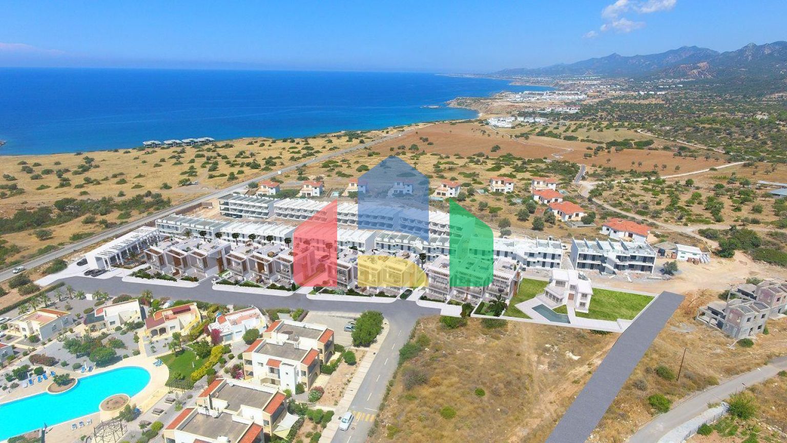 4-комнатная квартира Loft 114 м2 в красивом комплексе в Эсентепе