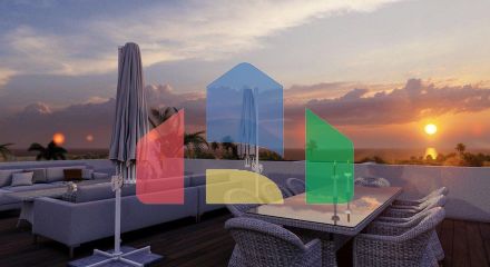 4-комнатная квартира Loft 114 м2 в красивом комплексе в Эсентепе