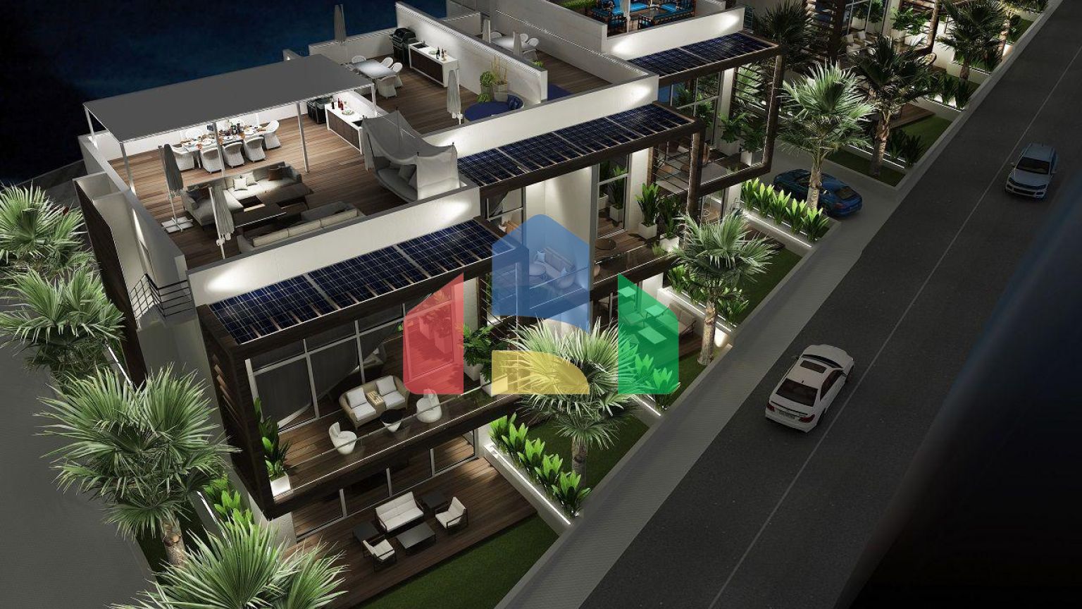 4-комнатная квартира Loft 114 м2 в красивом комплексе в Эсентепе