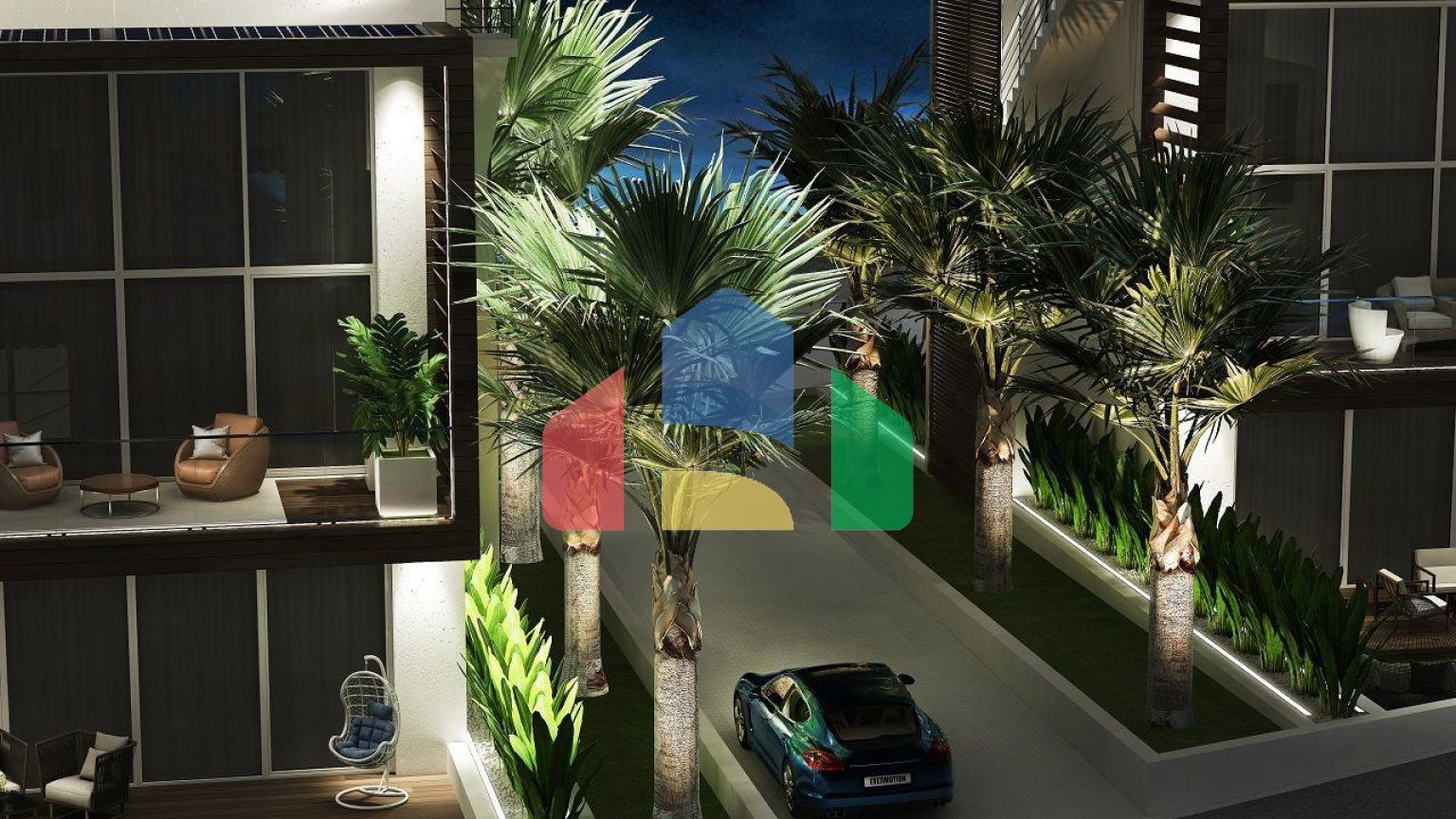 4-комнатная квартира Loft 114 м2 в красивом комплексе в Эсентепе