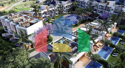 3-bedroom apartment of 117 m2 with an 11 m2 terrace, fully furnished and equipped, located in Esentepe