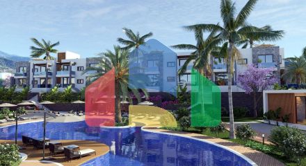 3-bedroom apartment of 117 m2 with an 11 m2 terrace, fully furnished and equipped, located in Esentepe