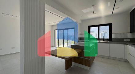 4-комнатные апартаменты 117 м2 с террасой 11 м2 с мебелью и техникой в Эсентепе