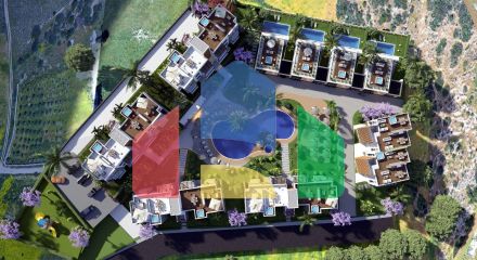 4-комнатные апартаменты 117 м2 с террасой 11 м2 с мебелью и техникой в Эсентепе