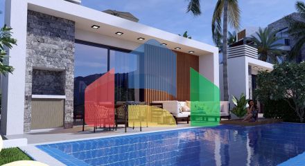 4-комнатные апартаменты 117 м2 с террасой 11 м2 с мебелью и техникой в Эсентепе