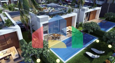 4-комнатные апартаменты 117 м2 с террасой 11 м2 с мебелью и техникой в Эсентепе