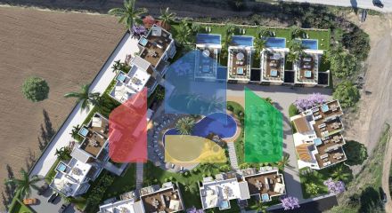 4-комнатные апартаменты 117 м2 с террасой 11 м2 с мебелью и техникой в Эсентепе