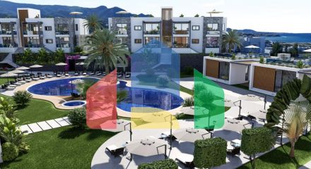 4-комнатные апартаменты 117 м2 с террасой 11 м2 с мебелью и техникой в Эсентепе