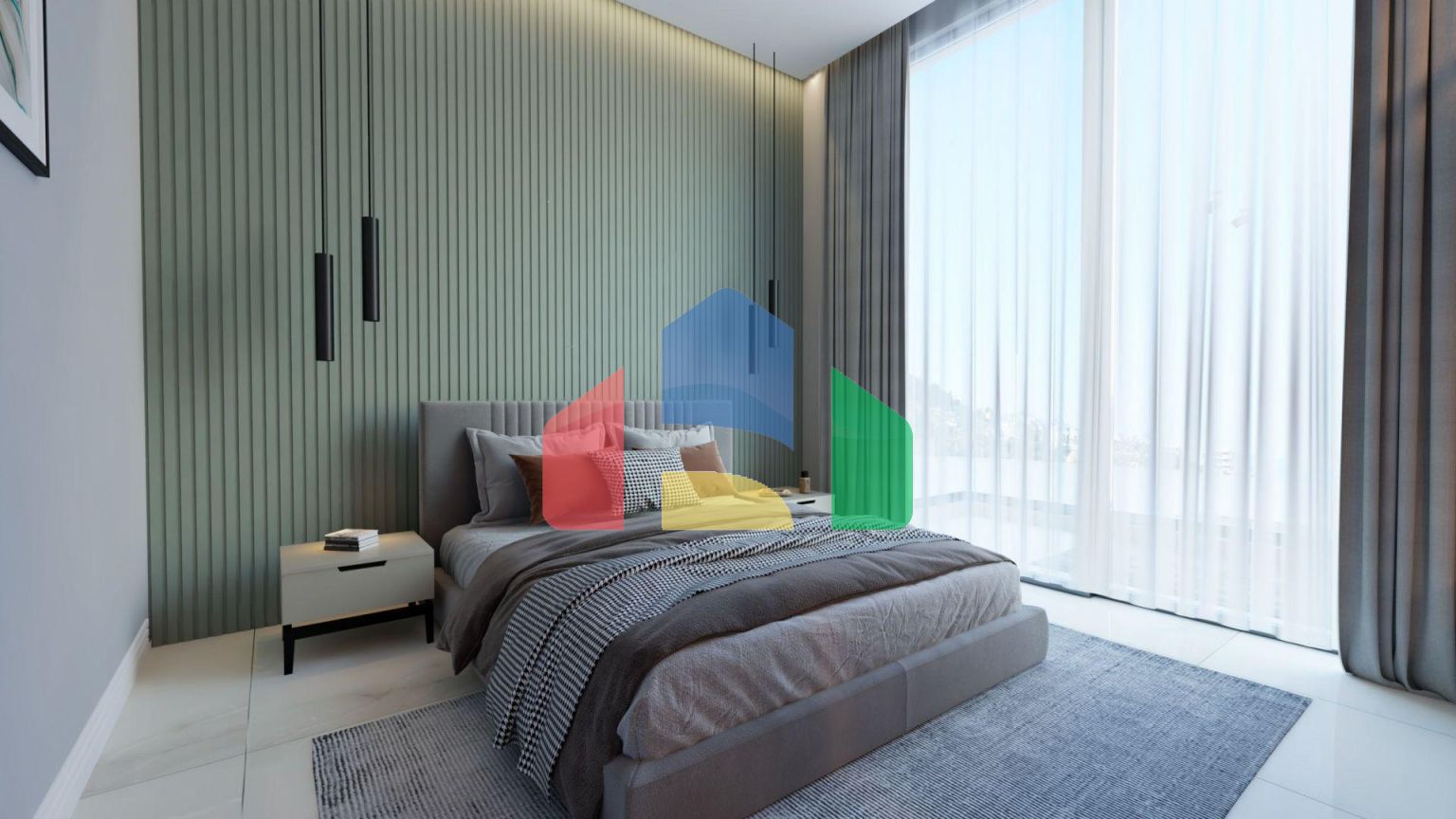 Квартира 1+1 (40 м2) в роскошном комплексе в Эсентепе