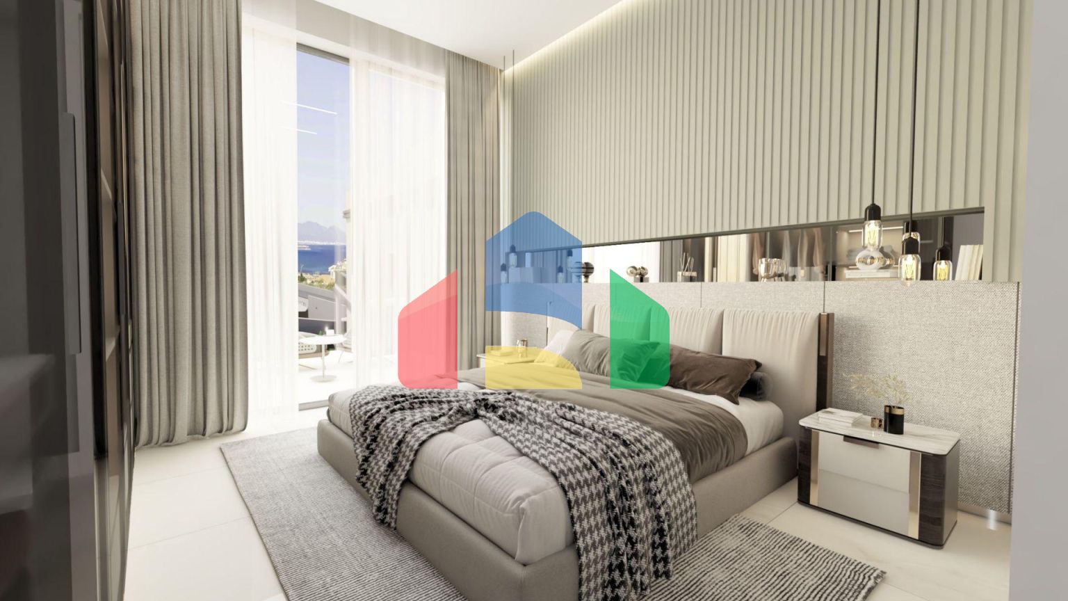 Квартира 1+1 (40 м2) в роскошном комплексе в Эсентепе