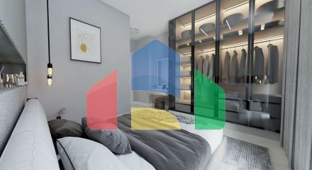 Квартира 1+1 (40 м2) в роскошном комплексе в Эсентепе