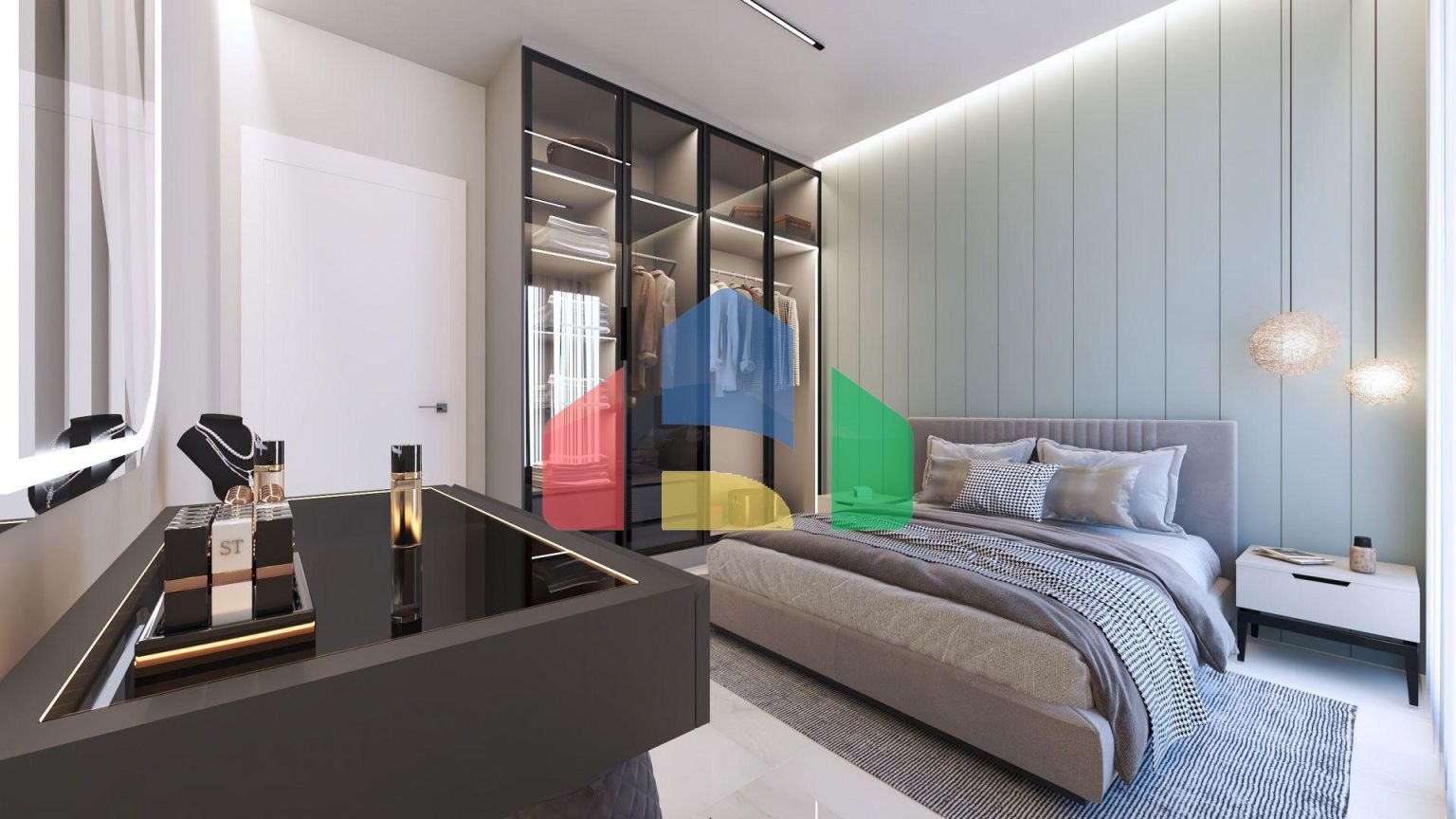 Квартира 1+1 (40 м2) в роскошном комплексе в Эсентепе