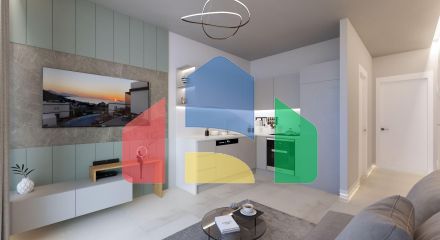 Квартира 1+1 (40 м2) в роскошном комплексе в Эсентепе