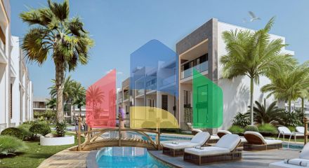 Studio Penthouse 80 m2 with a large terrace of 33 m2 in a beautiful complex in Karsiyaka