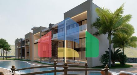 Studio Penthouse 80 m2 with a large terrace of 33 m2 in a beautiful complex in Karsiyaka