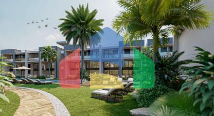 Studio Penthouse 80 m2 with a large terrace of 33 m2 in a beautiful complex in Karsiyaka